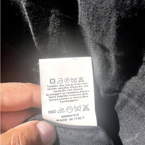 Fornarina | Vtg Y2K Abstract Floral Japanese Silk Bomber Jacket Cargo Pocket Med - Picture 7 of 10